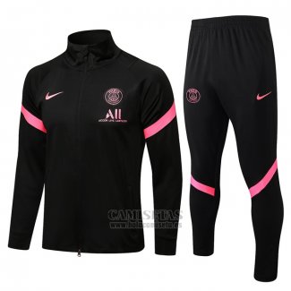 Chandal de Chaqueta del Paris Saint-Germain 202021-2022 Negro