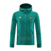 Chaqueta con Capucha del Arsenal 2020-2021 Verde