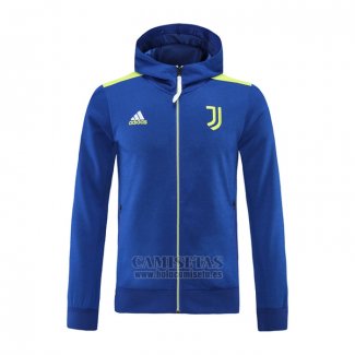 Chaqueta con Capucha del Juventus 2021-2022 Azul