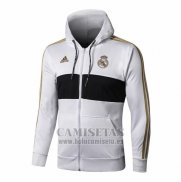 Chaqueta con Capucha del Real Madrid 2019-2020 Blanco