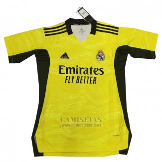 Tailandia Camiseta Real Madrid Portero 2021-2022 Amarillo