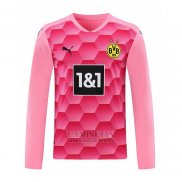 Camiseta Borussia Dortmund Portero Manga Larga 2020-2021 Rosa