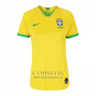 Camiseta Brasil Primera Mujer 2019