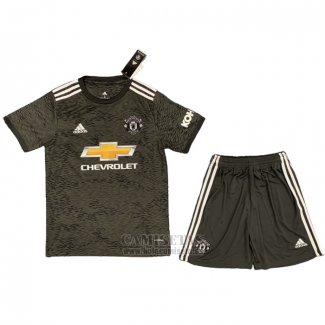 Camiseta Manchester United Segunda Nino 2020-2021