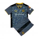 Camiseta Wolves Segunda Nino 2021-2022