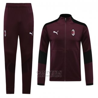 Chandal de Chaqueta del AC Milan 2020-2021 Rojo