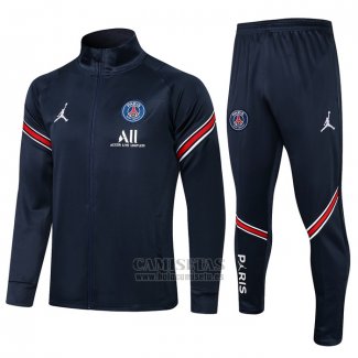 Chandal de Chaqueta del Paris Saint-Germain 202021-2022 Azul