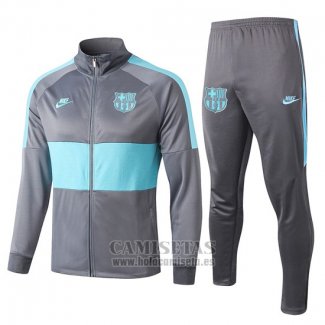 Chandal del Barcelona 2019-2020 Gris y Verde