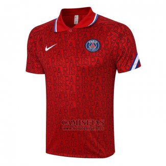 Polo Paris Saint-Germain 2020-2021 Rojo